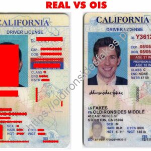 California Driver License(Old CA U21)