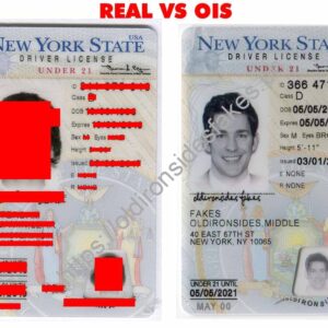 New York Driver License(NY U21) | old ironside fake ||