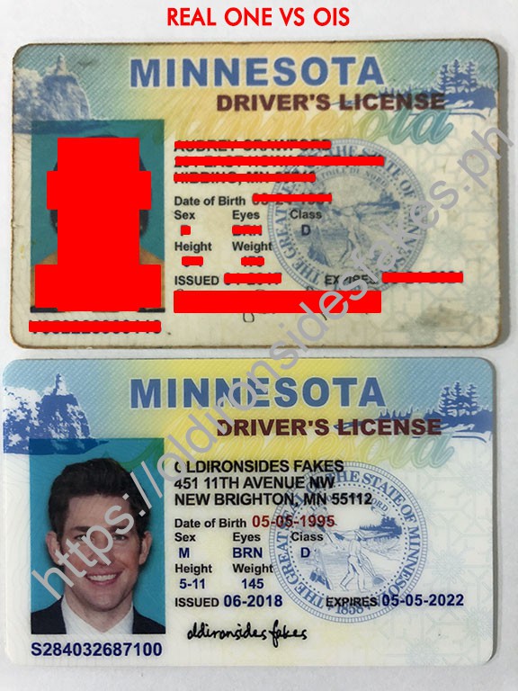 Minnesota Driver License (Old MN) - OldIronsidesFakes PH
